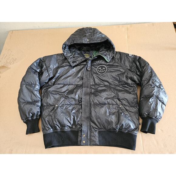 ALPHA INDUSTRIES Combat N-2B Short Waist Down Parka Black/Forest Green size 3XL - Picture 5 of 16